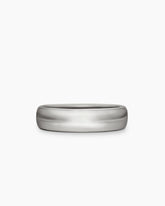 DY Classic Band Ring in 18K White Gold, 6mm